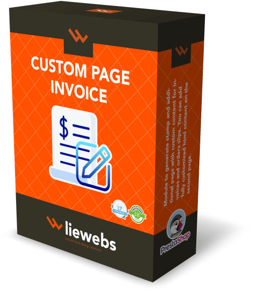 Custom Page Invoice module. Expert Prestashop developers. Prestashop Specialists